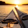 Kayaktour Stockholm und Schären bei Sonnenuntergang