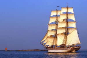 Segeltour auf der historischen Tre Kronor