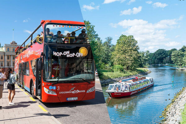 Stockholm hop on hop off Bus