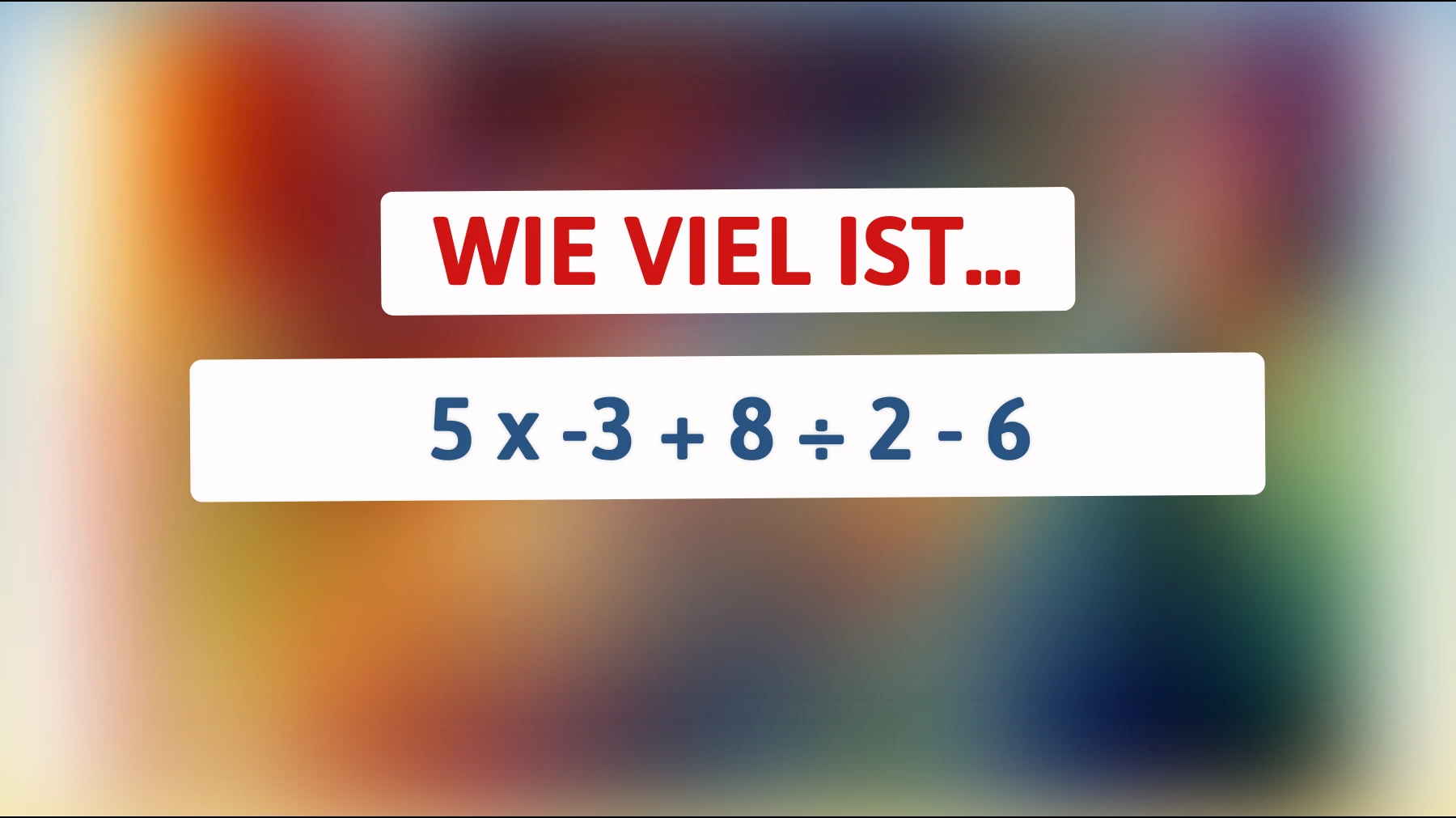 Bereit für die ultimative Denksportaufgabe? Nur die Besten können das Rätsel lösen!"