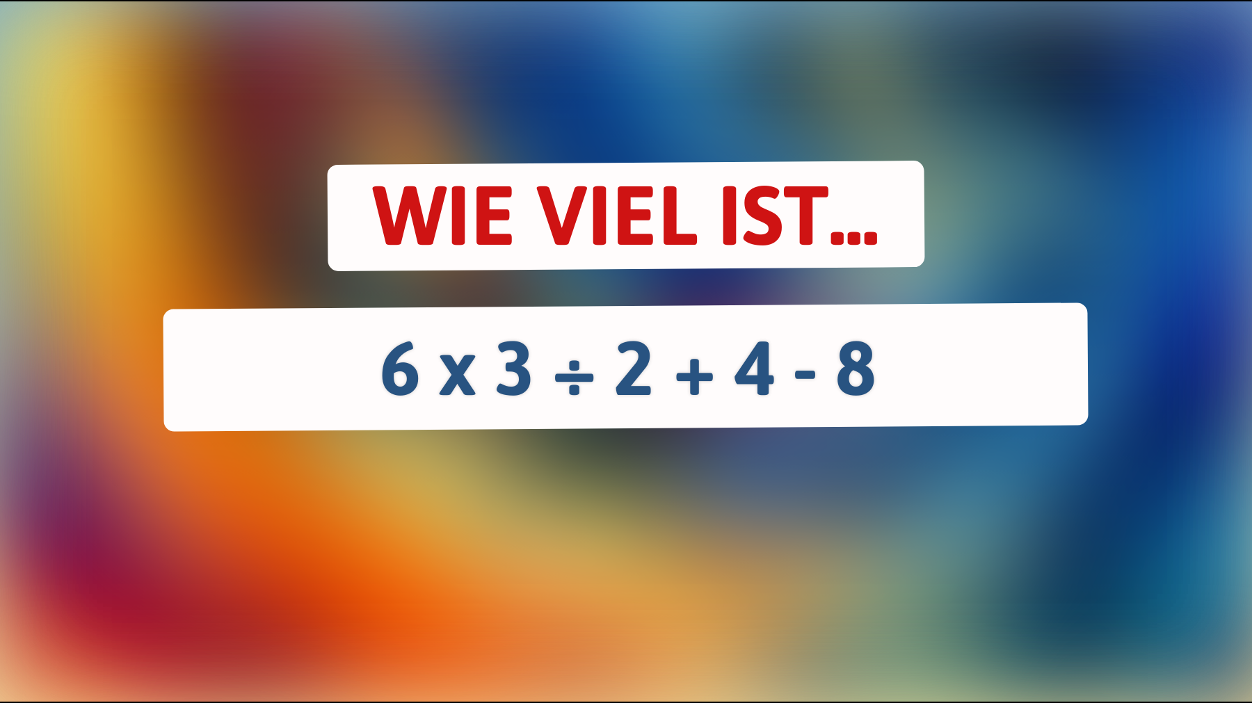 Bist du schlauer als ein Taschenrechner? Teste dein Mathe-Talent mit diesem herausfordernden Rätsel!"