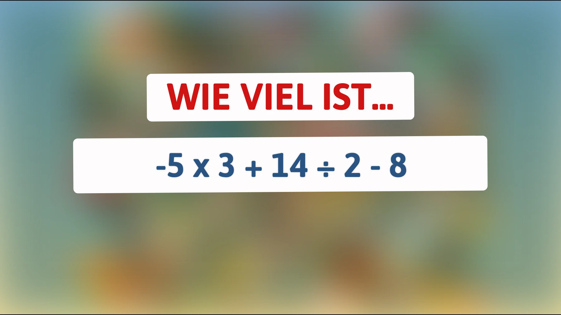 Nur die brillantesten Köpfe können dieses Mathe-Rätsel in Sekunden lösen! Bist du dabei?"