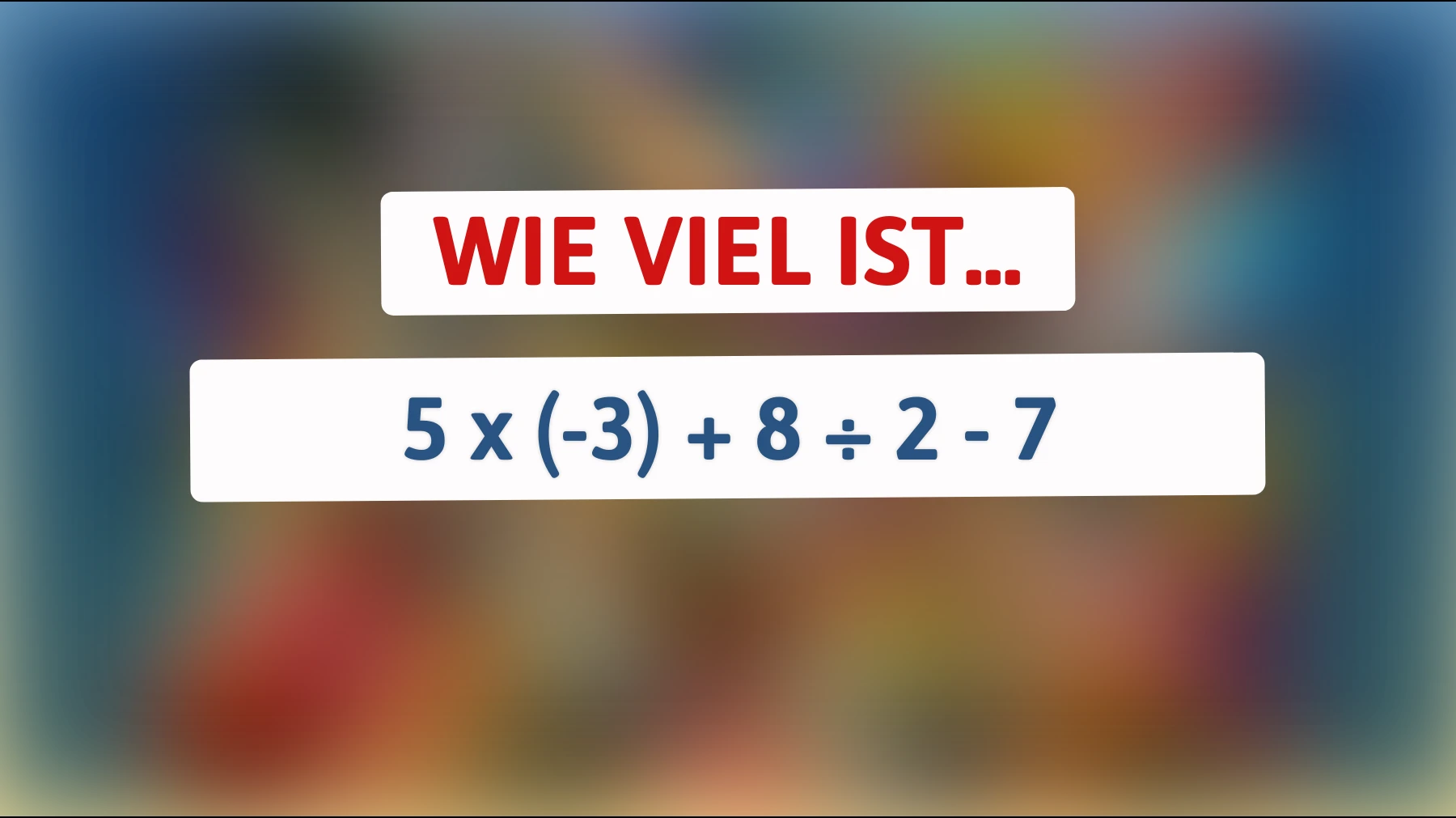 Nur die cleversten Köpfe lösen dieses mathematische Rätsel richtig: Bist du bereit für die Herausforderung?"